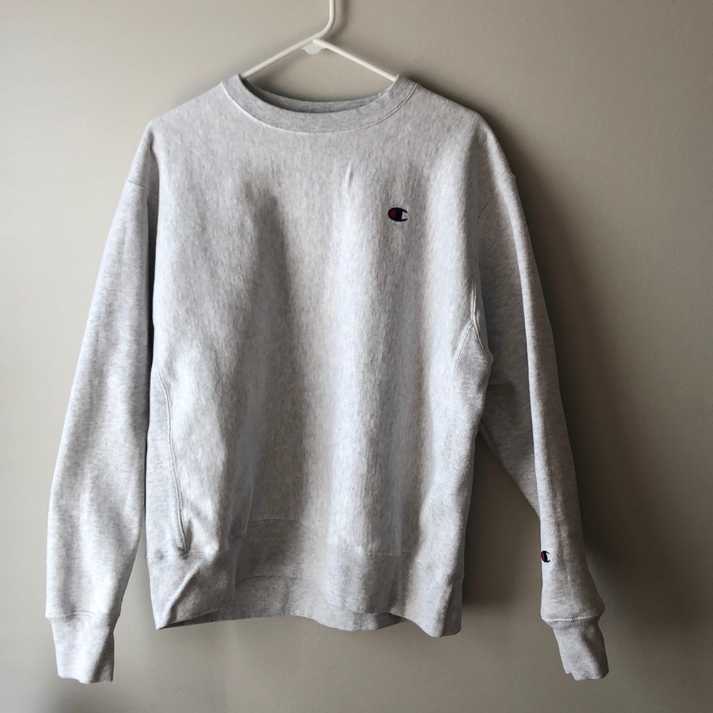 Champion Light Grey Crew Neck